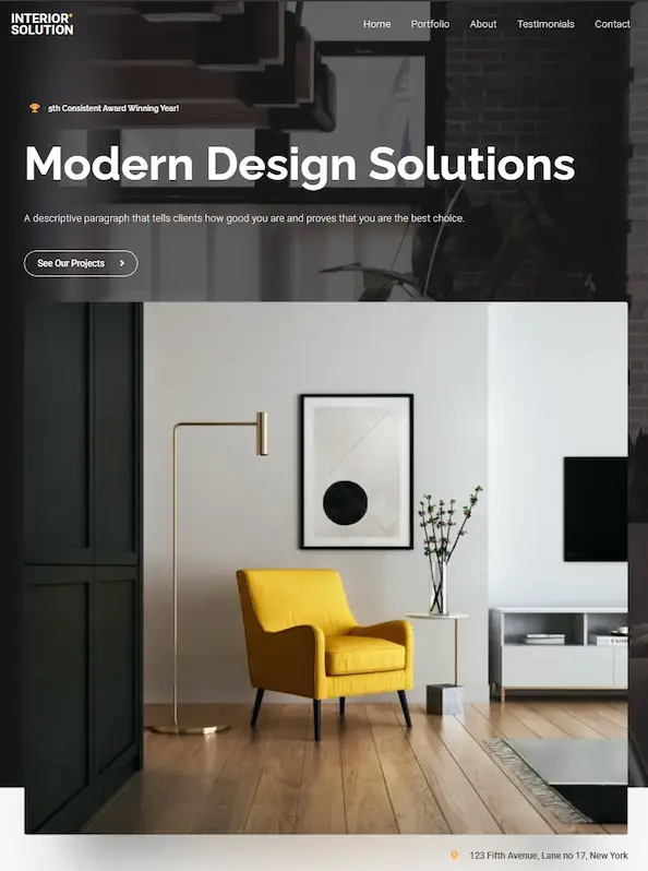 Mallar för WordPress inredning hemsida